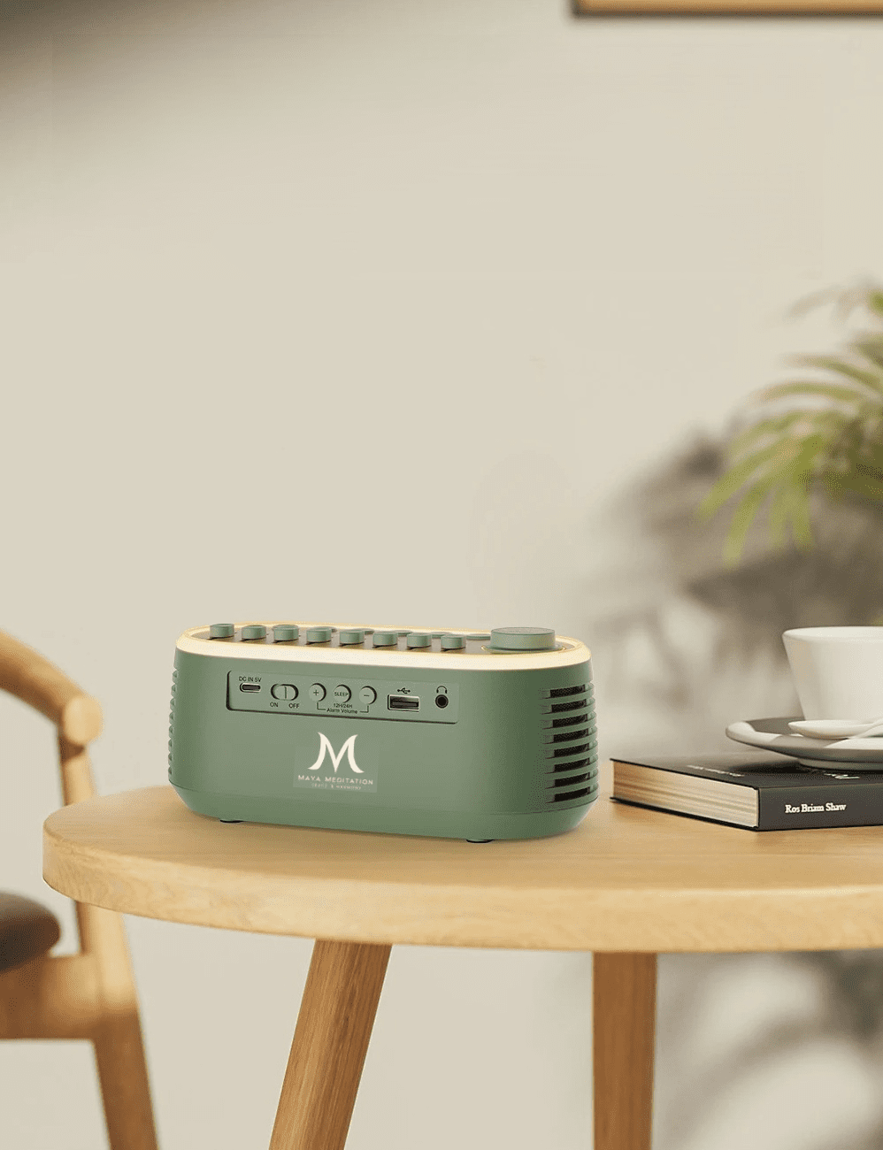 Vue de dos de l'enceinte de mèditation serenity