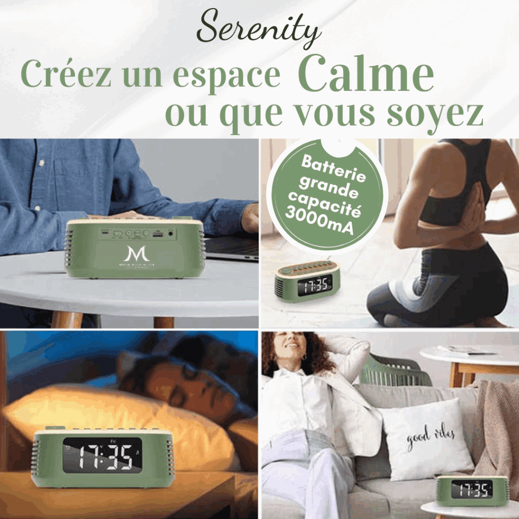 Transportez votre enceinte connectée de méditation partout avec vous