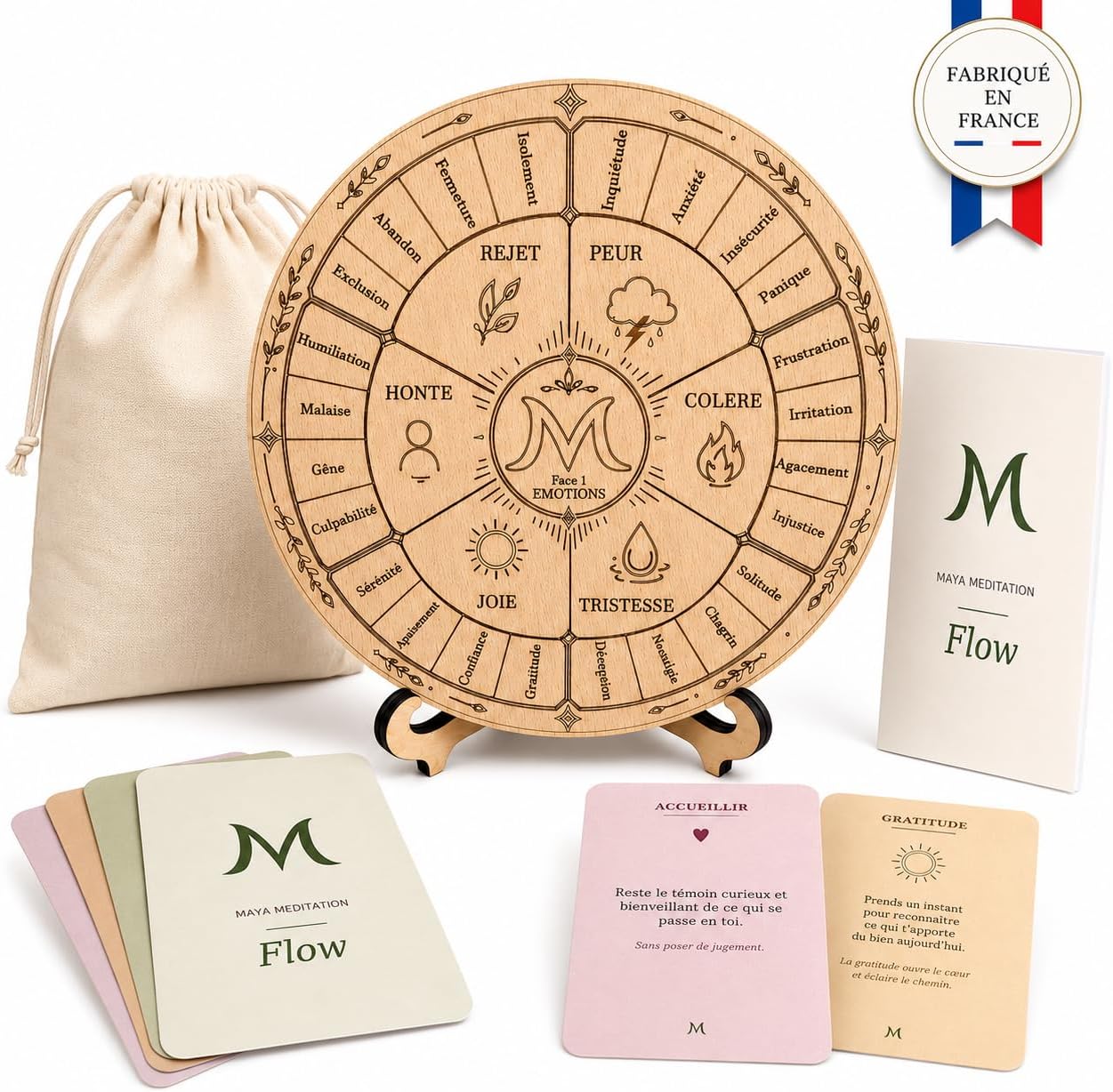 Kit Flow complet avec roue, cartes, livret et sac