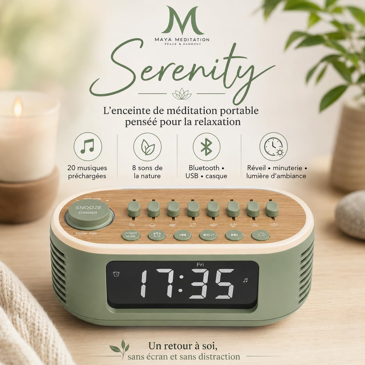 Serenity dans une ambiance douce et naturelle